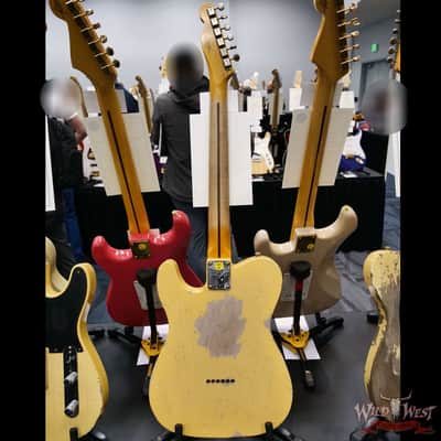 2025 NAMM FMIC #026 Fender Custom Shop 1951 Nocaster Heavy Relic Faded Aged Nocaster Blonde 6.70 LBS image 3