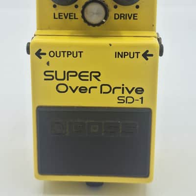 Boss SD-1 Super OverDrive (Black Label) 1997 - Present - Yellow image 1
