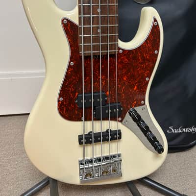 Sadowsky MetroLine 21-Fret Vintage P/J 5 String Bass Red Alder Body - Olympic White image 2