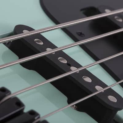 Schecter J-4 bass in Sea Foam Green image 2