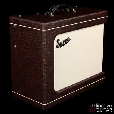 Supro Delegate Custom - Burgundy Scandia 1 X 12" 25 Watt 6V6 Combo Made in the USA image 2