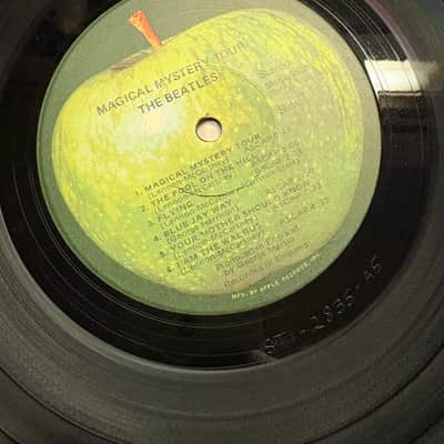 Vintage Beatles vinyl records 1964/1968 Capitol Rainbow UA Apple image 19