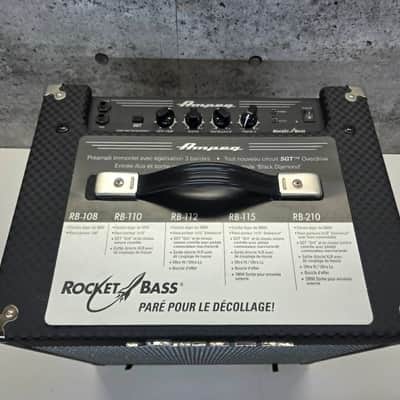 Ampeg RB-108 Rocket Bass 30-Watt 1x8" Bass Combo 2021 - Present - Blue Check image 2