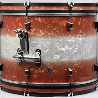 Ludwig USA 20/12/14" Neusonic Downbeat Outfit - VIDEO Fireburst Pearl w/ Maxwell Ludwig Rail image 11