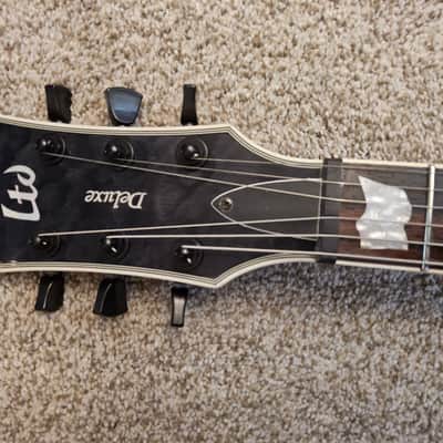 ESP LTD EC-1000 Piezo Quilted Maple 2017 - Quilted Maple See Through Black Seymour Duncans image 6