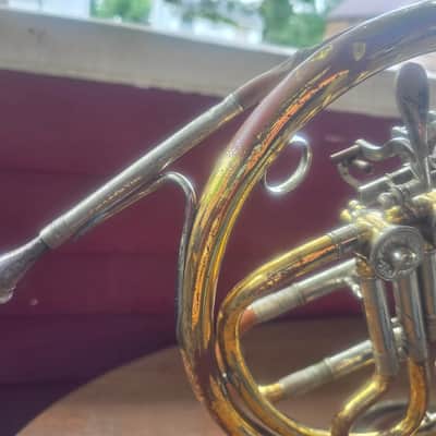 Vintage German Mirifone Single French Horn in F - Brass image 10