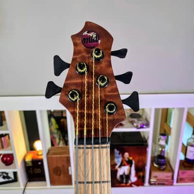 MTD 535-24 with Quilted Makore Top, Flamed Maple Body & Birdseye Maple Fingerboard image 5