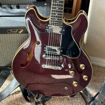 Yamaha SA-1200S late 70s - Burgundy (SA1200, ES-335) ships from USA image 2