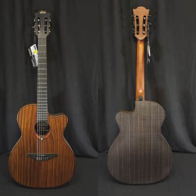 Lag New Sauvage-N-ASCE Acoustic Electric Guitar w/Gig Bag image 2