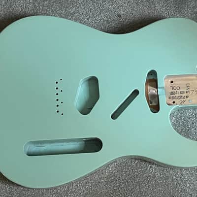Fender American 60s Telecaster guitar body Daphne Blue image 1