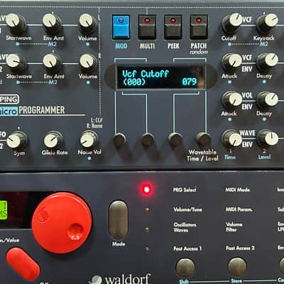 Waldorf Microwave 1 Rev-A Synth with Stereoping Controller