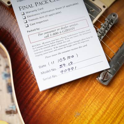 2020 Gibson Custom Shop 59' Les Paul Ultra Heavy Aged Murphy Lab Kindred Burst image 21