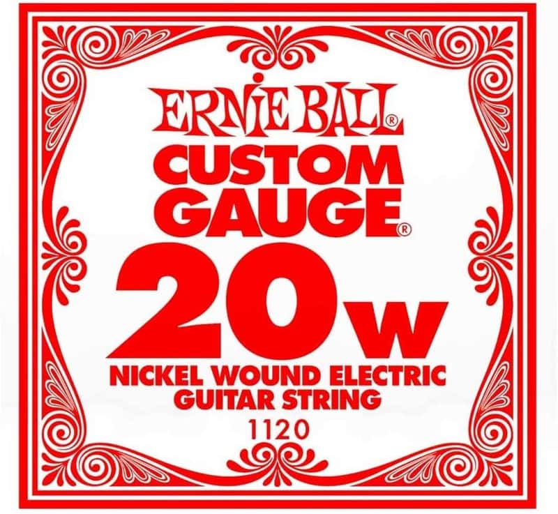 Ernie Ball Electric Guitar Strings 6 PACK!! (EB 1120 .020 Nickel Wound Single) image 1