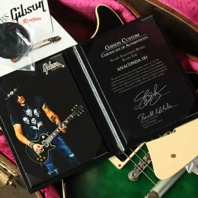 Gibson Custom shop Slash Anaconda Burst Plain Top 2018 Limited Run image 10