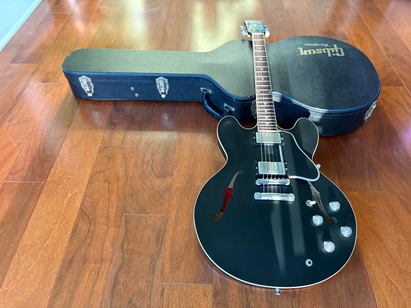 Gibson ES-335 Dot 2011 Satin Transparent Black