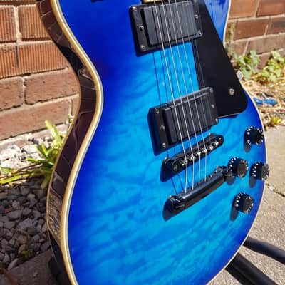 Nevada Les Paul style Blue Burst image 6