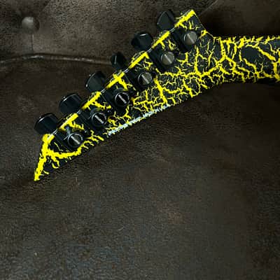 Jackson USA RR24 Rhoads Custom Shop 2024 - Black/Yellow Crackle image 7