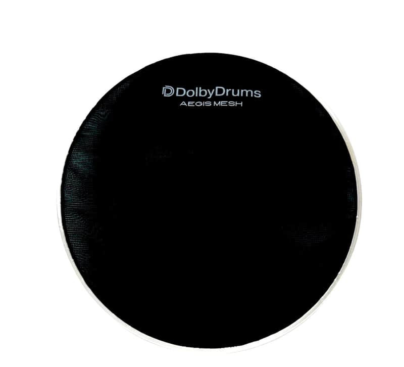 Dolby Drums 16” 3-Ply Aegis Black Mesh Drumhead for Roland Alesis Pad image 1