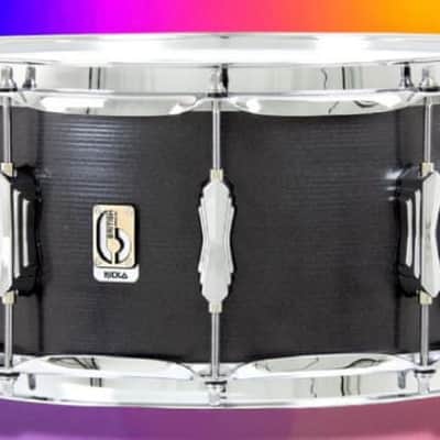 British Drum Co. TAL-14-65-SN Nicko McBrain Talisman Series Steel Snare. 6.5" x 14" image 3