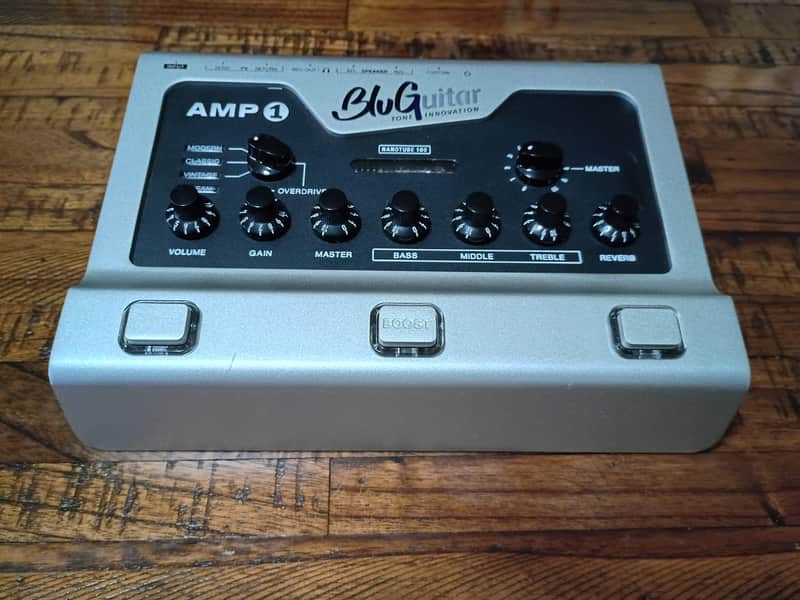 BluGuitar Amp1 Mercury Edition 100-Watt Nanotube Pedalboard Guitar Amp 2018 - 2020 - Silver image 1