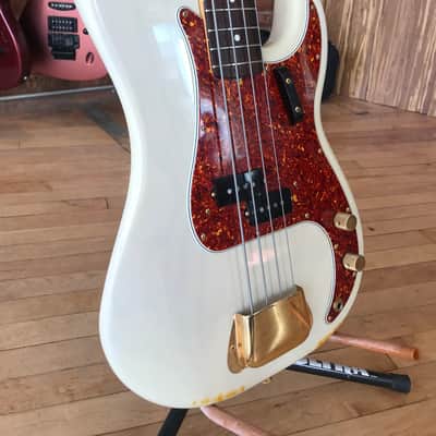 Fender Precision Bass P 1988 American Vintage Reissue Mary Kay Blonde AVRI Corona image 3