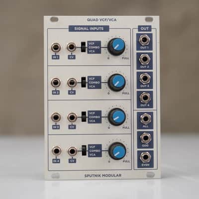 Sputnik Modular Quad VCF / VCA Eurorack Module w/ Tiptop Stackcables #58581 image 2