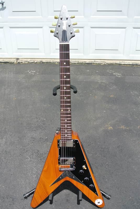 Custom Handmade Blank Flying V Bonamassa "Amos" inspired - Tracy Cox craftsmanship - with hard case image 1