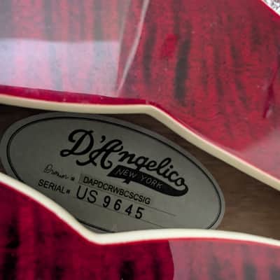 D'Angelico Premier Grateful Dead DC 2017 - 2019 - Red, White & Blue Graphic image 3
