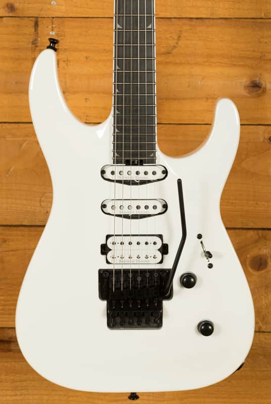 Jackson Pro Plus Series Soloist SLA3 - Ebony - Snow White Bild 1