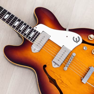 1991 Epiphone Casino Vintage Guitar Sunburst Pre-Elitist, Japan Terada image 8