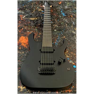 Ibanez RGIXL7-BKF Iron Label Black Flat image 2