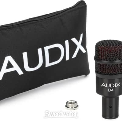 Audix D4 Hypercardioid Dynamic Instrument Microphone (D4Micd1) image 2
