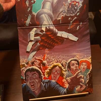 Queen, News of the World, Gatefold Art, 22" Bass Drumhead, Reso, Wall Hanging image 6