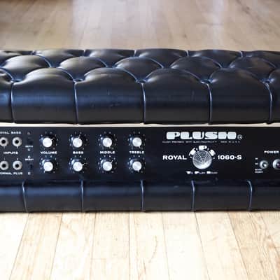 1970 Plush Amps Royal 1060-S Vintage Tube Electric Guitar Amp 100 Watt, 6L6 Quad image 2
