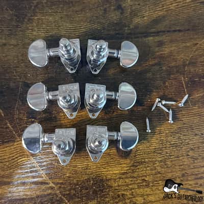 Grover 3X3 102 Rotomatic Tuners *USED* (2020s - Nickel) image 6