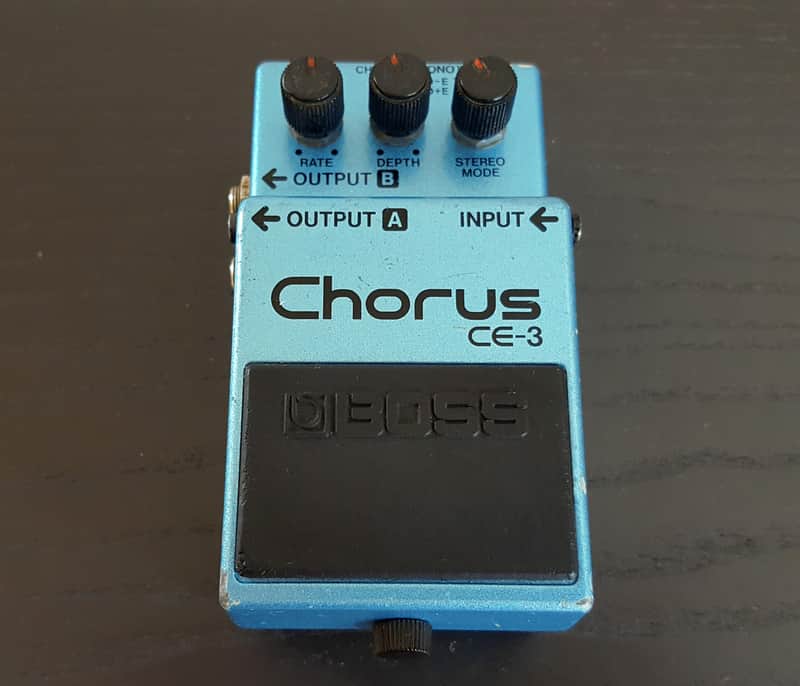 Boss CE-3 Chorus MIJ (Black Label) 1983 - Blue image 1