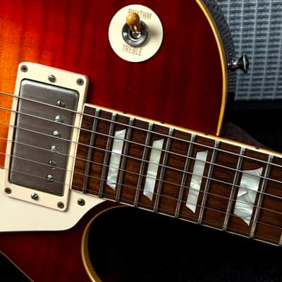 2015 Gibson 59 Les Paul Bigsby Aged Vintage Cherry image 4