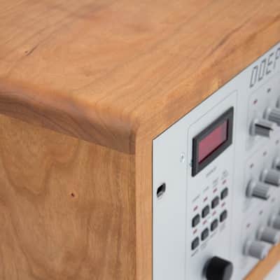 19" studio rack case | solid curly cherry | 4u 29cm depth | hardwood | hand made in Amsterdam image 2