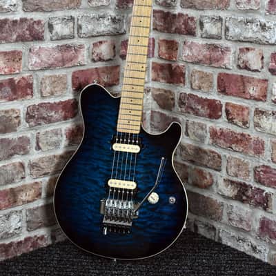 Ernie Ball Music Man Axis (2007) - Pacific Blue Burst image 2