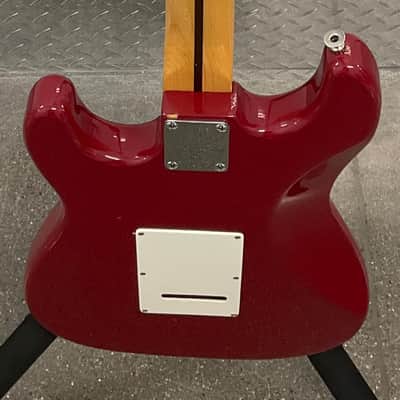 Fender Squier II Stratocaster - 1989 Silver Label - Maple Neck - Red - MIK Korea-Alnico V PUPs image 10
