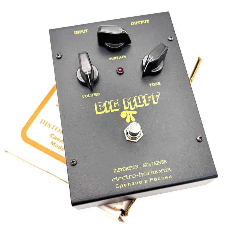 electro harmonix Russian Big Muff π 黒 Electro-Harmonix Black Russian Big Muff Pi – Chicago Music Exchange