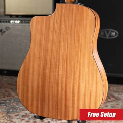 Taylor 110ce Dreadnought Acoustic/Electric Guitar - Solid Torrefield Spruce with Gig Bag image 2