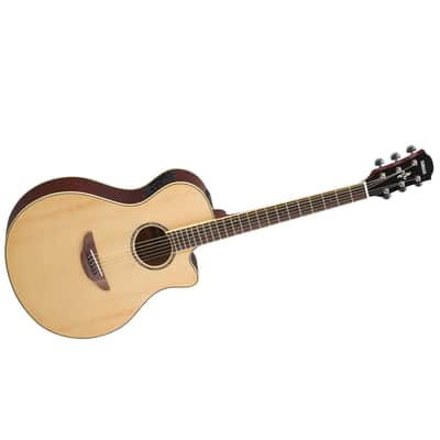 Yamaha APX600 Thinline Acoustic-Electric Guitar Natural image 3