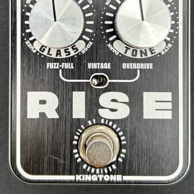 King Tone Guitar Rise V2 with External Dip Switches 2023 - Present - Black image 1