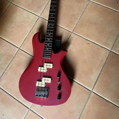 B.C. Rich NJ Eagle 1983 Red Pearl Glitter Sparkle Vintage Electric Bass Guitar Nagoya Japan MIJ Mockingbird Bich Warlock Ironbird image 8
