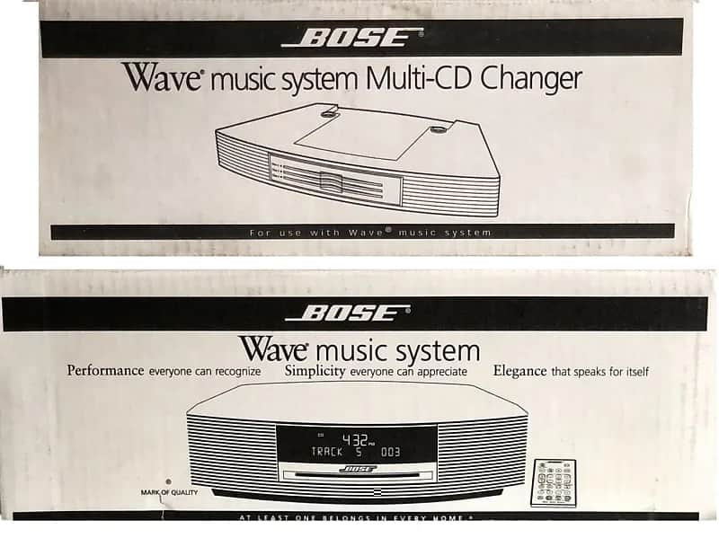 Bose Wave Music System with Multi-CD Changer - Platinum White | Reverb