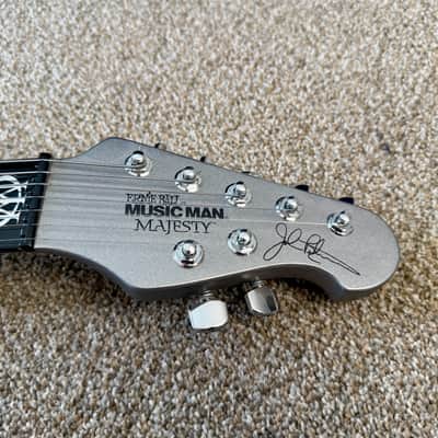 Ernie Ball Music Man Majesty 7 John Petrucci Signature 2017 - Silver Lining image 10