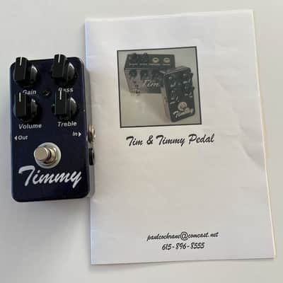 Paul Cochrane Timmy Overdrive 2009 Blue V1 handwired image 2