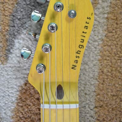 Nash T-52 Butterscotch Blonde Extra Light Relic w/1-Ply Black Pickguard & Lollar Pickups image 5