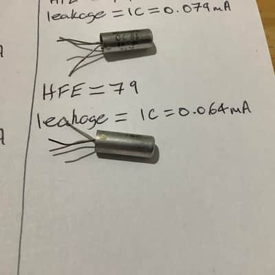 10 mullard Oc81 germanium transistors for fuzz build made in England image 6